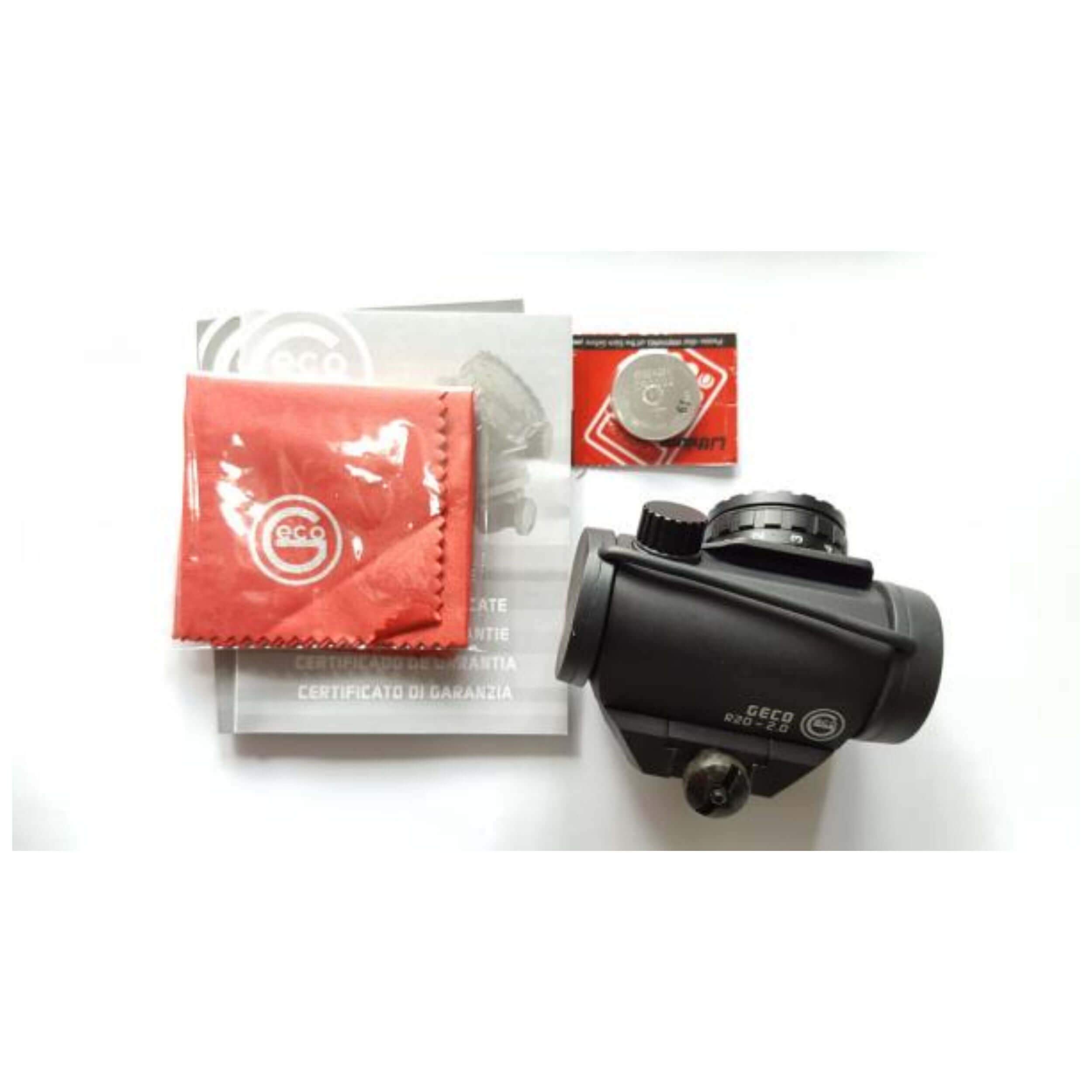 geco Red DOT 1x20 Punto Rosso Reticolo 2 MOA-DOT : Amazon.it